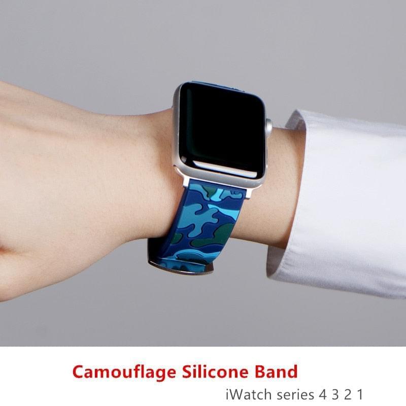 Camouflage Silicone  strap for Apple Watch - Premium Apple Watch Accessories from Dressmycell.com - Just $22.00! Shop now at Dressmycell.com Camouflage Silicone  strap for Apple Watch - Premium Apple Watch Accessories from Dressmycell.com - Just $22.00! Shop now at Dressmycell.com